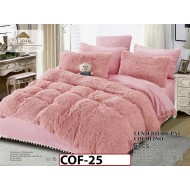 Lenjerie Cocolino Fluffy Pufoasa -Pat De 2 Persoane cu 6 piese - COF25