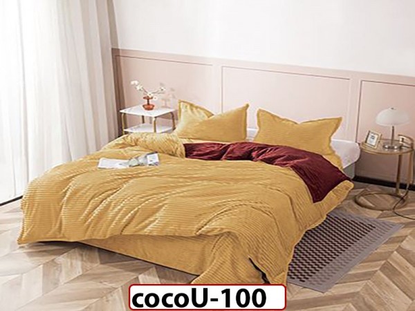 Lenjerie Cocolino Pufoasa- UNI -Pat De 2 Persoane - COCOU100