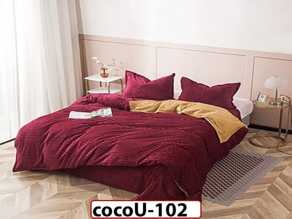 Lenjerie Cocolino Pufoasa- UNI -Pat De 2 Persoane - COCOU102