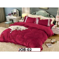 Lenjerie din catifea Brodata 4 piese - JOB02