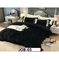 Lenjerie din catifea Brodata 4 piese - JOB05