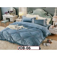 Lenjerie din catifea Brodata 4 piese - JOB06