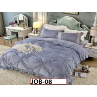 Lenjerie din catifea Brodata 4 piese - JOB08