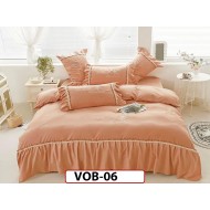 Lenjerie DELUXE din Bumbac Finetat cu volanase - VOB06