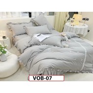 Lenjerie DELUXE din Bumbac Finetat cu volanase - VOB07