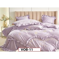 Lenjerie DELUXE din Bumbac Finetat cu volanase - VOB11