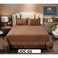 Cuvertura cu 3 piese din Catifea si volane - JOC05