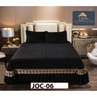 Cuvertura cu 3 piese din Catifea si volane - JOC06