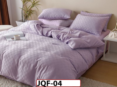 Lenjerie pat dublu, Jacquard Finet, din 6 piese - JQF04 Lenjerie pat dublu, Jacquard Finet, din 6 piese - JQF04