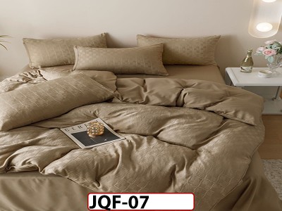 Lenjerie pat dublu, Jacquard Finet, din 6 piese - JQF07 Lenjerie pat dublu, Jacquard Finet, din 6 piese - JQF07