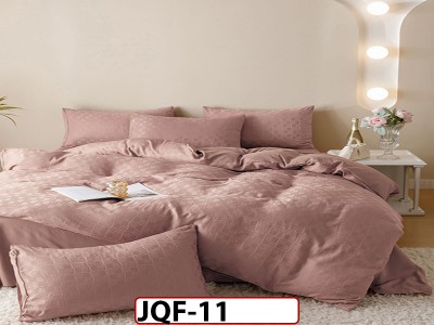 Lenjerie pat dublu, Jacquard Finet, din 6 piese - JQF11 Lenjerie pat dublu, Jacquard Finet, din 6 piese - JQF11