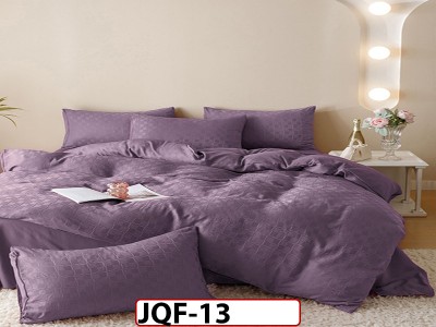 Lenjerie pat dublu, Jacquard Finet, din 6 piese - JQF13 Lenjerie pat dublu, Jacquard Finet, din 6 piese - JQF13