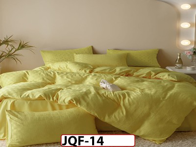 Lenjerie pat dublu, Jacquard Finet, din 6 piese - JQF14 Lenjerie pat dublu, Jacquard Finet, din 6 piese - JQF14
