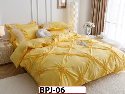 Lenjerie cu Pliuri si Broderie din Bumbac Finetat,  6 piese - BPJ06 Lenjerie cu Pliuri si Broderie din Bumbac Finetat,  6 piese - BPJ06