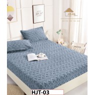 Husa Saltea Tip Tricotaj + 2 Fete de Perne - 180x200 - cocolino - HJT03