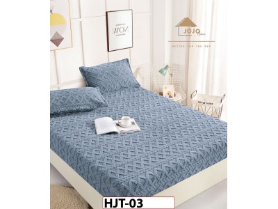 Husa Saltea Tip Tricotaj + 2 Fete de Perne - 180x200 - cocolino - HJT03 Husa Saltea Tip Tricotaj + 2 Fete de Perne - 180x200 - cocolino - HJT03