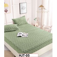 Husa Saltea Tip Tricotaj + 2 Fete de Perne - 180x200 - cocolino - HJT05