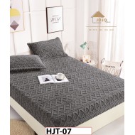 Husa Saltea Tip Tricotaj + 2 Fete de Perne - 180x200 - cocolino - HJT07