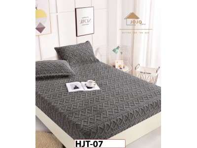 Husa Saltea Tip Tricotaj + 2 Fete de Perne - 180x200 - cocolino - HJT07 Husa Saltea Tip Tricotaj + 2 Fete de Perne - 180x200 - cocolino - HJT07