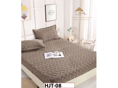 Husa Saltea Tip Tricotaj + 2 Fete de Perne - 180x200 - cocolino - HJT08 Husa Saltea Tip Tricotaj + 2 Fete de Perne - 180x200 - cocolino - HJT08