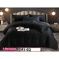 Lenjerie o persoana din Damasc Finetat 4 piese - DFJ02