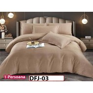 Lenjerie o persoana din Damasc Finetat 4 piese - DFJ03