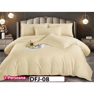 Lenjerie o persoana din Damasc Finetat 4 piese - DFJ08