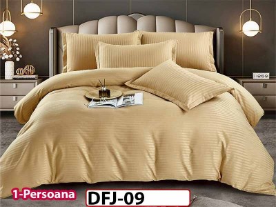 Lenjerie o persoana din Damasc Finetat 4 piese - DFJ09 Lenjerie o persoana din Damasc Finetat 4 piese - DFJ09
