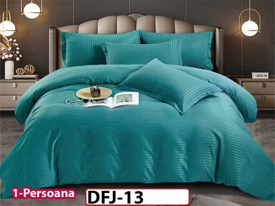 Lenjerie o persoana din Damasc Finetat 4 piese - DFJ13 Lenjerie o persoana din Damasc Finetat 4 piese - DFJ13