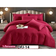 Lenjerie o persoana din Damasc Finetat 4 piese - DFJ14