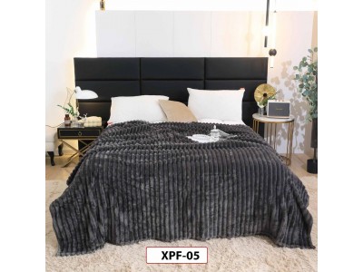 Patura Pufoasa Cocolino groasa uni pentru pat dublu 200x230cm - XPF05