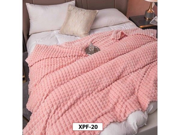 Patura Pufoasa Cocolino groasa uni pentru pat dublu 200x230cm - XPF20