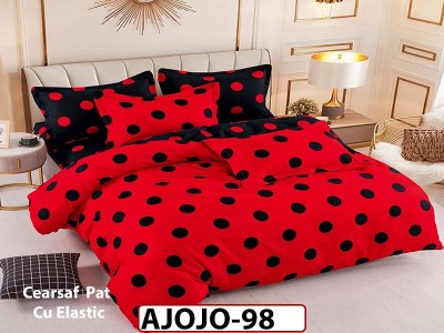 Lenjerie din finet 6 piese si cearceaf cu Elastic - AJOJO98 Lenjerie din finet 6 piese si cearceaf cu Elastic - AJOJO98