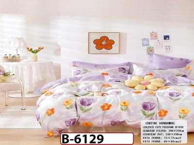 Lenjerie din bumbac 100% 6 piese - B6129 Lenjerie din bumbac 100% 6 piese - B6129