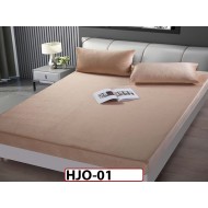 Husa de Pat din Catifea + 2 Fete de Perne - Saltea 180x200 - Pat 2 Persoane - HJO01