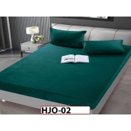 Husa de Pat din Catifea + 2 Fete de Perne - Saltea 180x200 - Pat 2 Persoane - HJO02