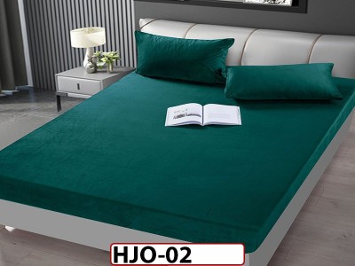 Husa de Pat din Catifea + 2 Fete de Perne - Saltea 180x200 - Pat 2 Persoane - HJO02 Husa de Pat din Catifea + 2 Fete de Perne - Saltea 180x200 - Pat 2 Persoane - HJO02