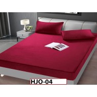 Husa de Pat din Catifea + 2 Fete de Perne - Saltea 180x200 - Pat 2 Persoane - HJO04