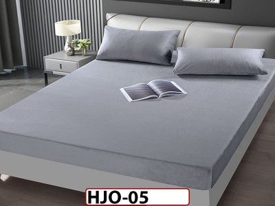 Husa de Pat din Catifea + 2 Fete de Perne - Saltea 180x200 - Pat 2 Persoane - HJO05 Husa de Pat din Catifea + 2 Fete de Perne - Saltea 180x200 - Pat 2 Persoane - HJO05