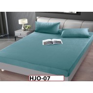 Husa de Pat din Catifea + 2 Fete de Perne - Saltea 180x200 - Pat 2 Persoane - HJO07