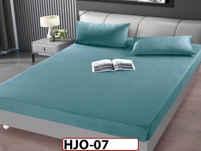 Husa de Pat din Catifea + 2 Fete de Perne - Saltea 180x200 - Pat 2 Persoane - HJO07 Husa de Pat din Catifea + 2 Fete de Perne - Saltea 180x200 - Pat 2 Persoane - HJO07