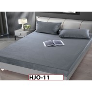 Husa de Pat din Catifea + 2 Fete de Perne - Saltea 180x200 - Pat 2 Persoane - HJO11