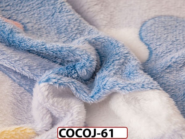 Lenjerie De Pat COCOLINO de 2 Persoane cu Ceacrceaf Elastic 4 piese - COCOJ61