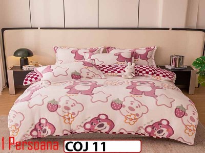 Lenjerie COCOLINO de 1 Persoana cu 4 piese - COJ11 Lenjerie COCOLINO de 1 Persoana cu 4 piese - COJ11
