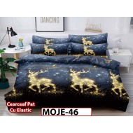 Lenjerie din finet  6 piese si cearceaf cu elastic - MOJE46