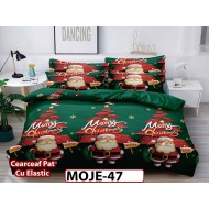 Lenjerie din finet  6 piese si cearceaf cu elastic - MOJE47