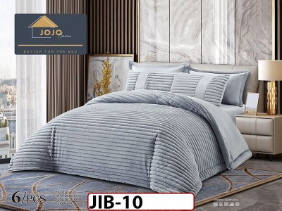 Lenjerie cu Pilota din Blanita artificiala de Iepure si cearceaf elastic din 6 piese - JIB10