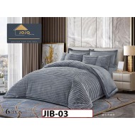 Lenjerie cu Pilota din Blanita artificiala de Iepure si cearceaf elastic din 6 piese - JIB03