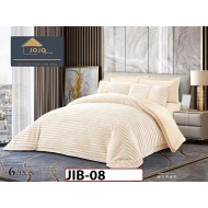 Lenjerie cu Pilota din Blanita artificiala de Iepure si cearceaf elastic din 6 piese - JIB08