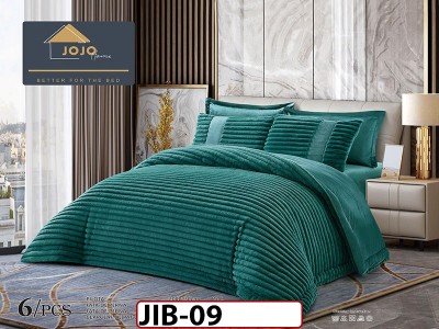 Lenjerie cu Pilota din Blanita artificiala de Iepure si cearceaf elastic din 6 piese - JIB09